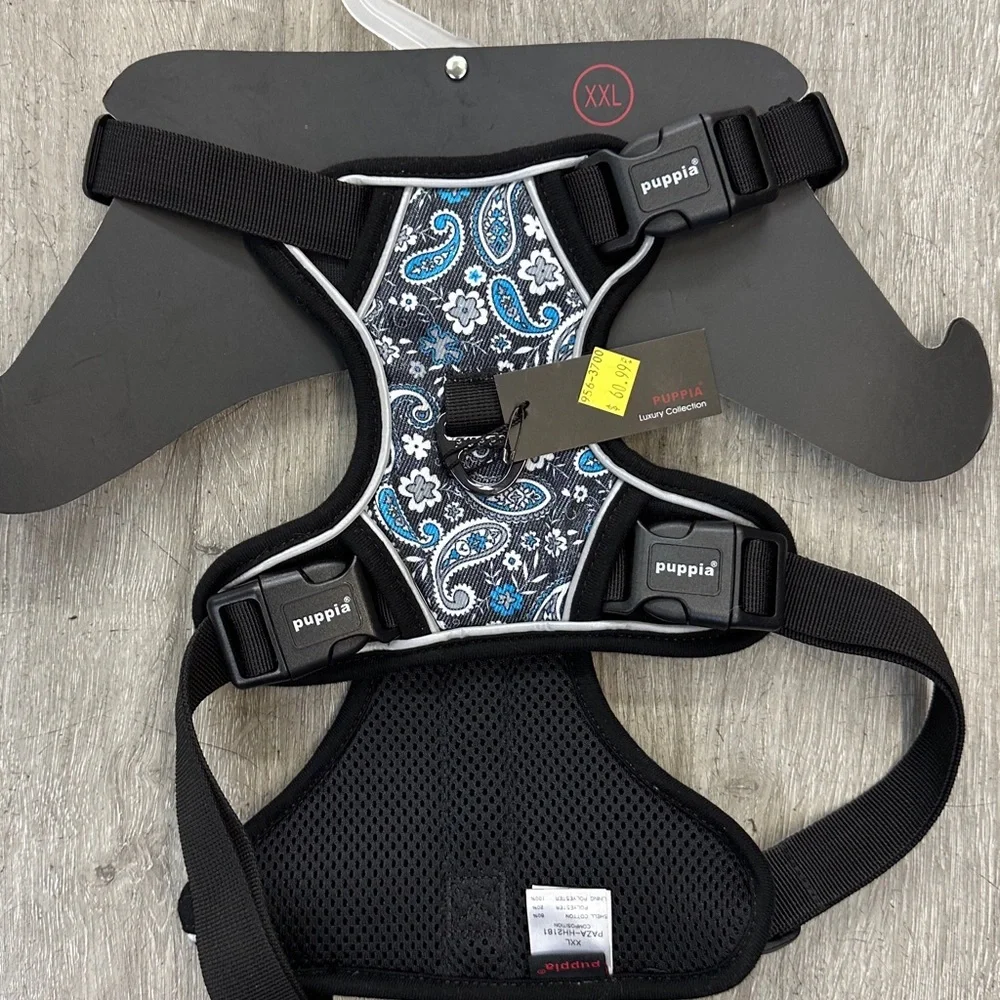 Puppia Black and Red Dog Harness